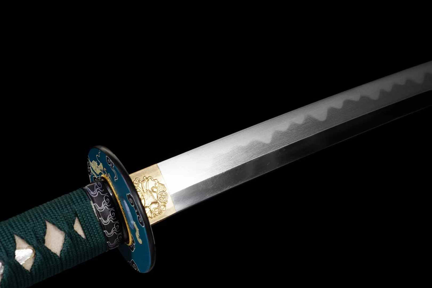 Exquisite Katana With Tamahagane Steel Clay Tempered Blade,Real katana sowrd