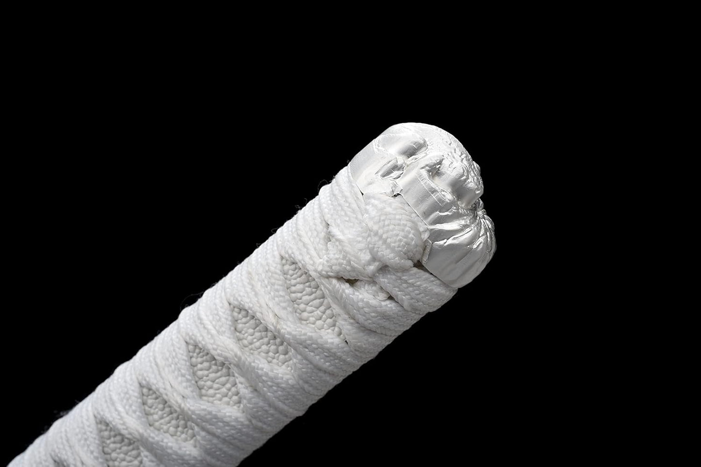 Handmade Japanese samurai sword, 41-inch full tang katana, spring steel, flexible and springy, high toughness, white, sharp