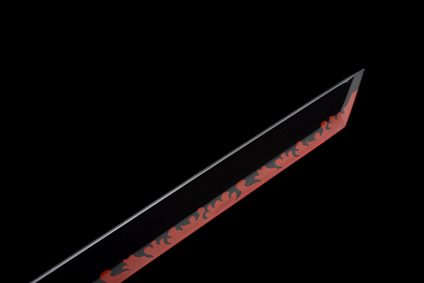 Handmade Ninjato Sword High manganese steel Full Tang black Scabbard - 41 in,Real katana sowrd