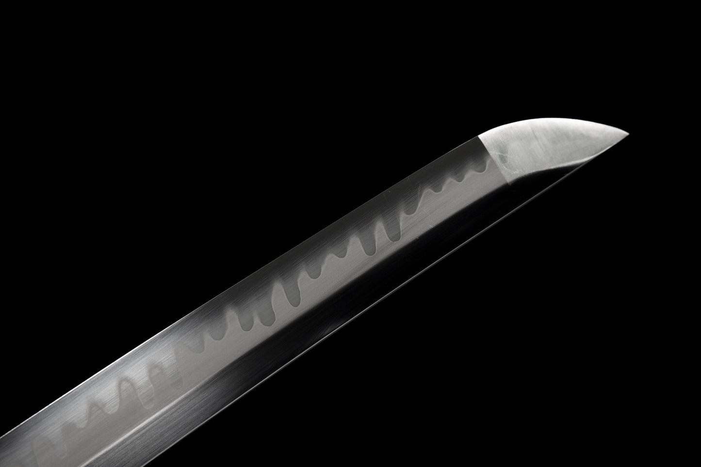 Handmade Full Tang Wakizashi Sword T10 Carbon Steel With Clay Tempered Blade - 31 in,Real katana sowrd