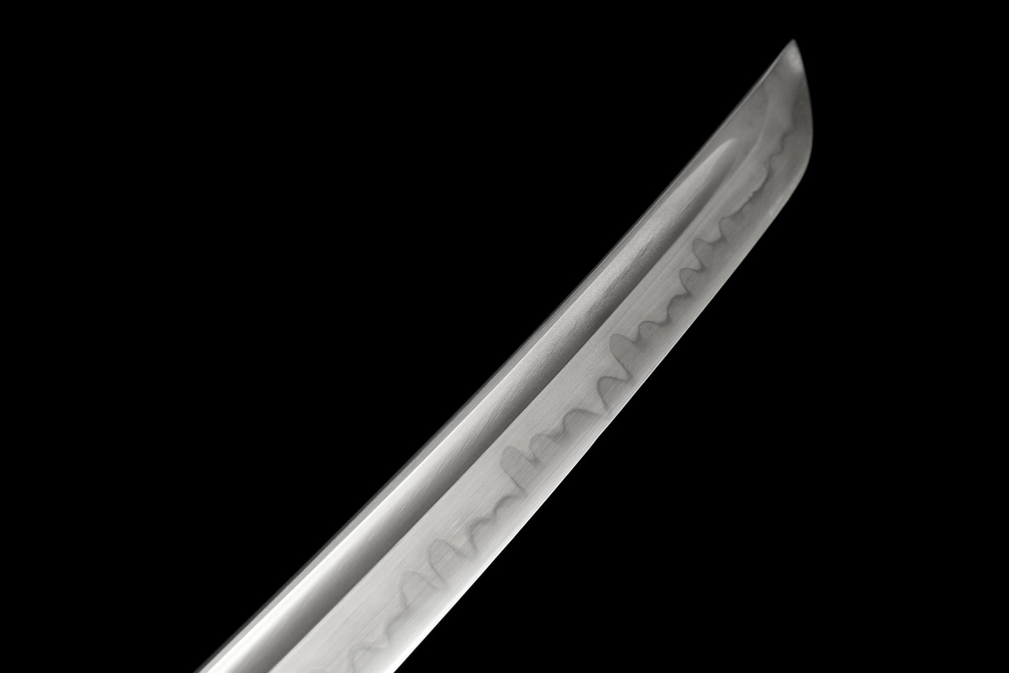 Handmade Full Tang Wakizashi Sword T10 Carbon Steel With Clay Tempered Blade Red printed sheath - 31 in,Real katana sowrd