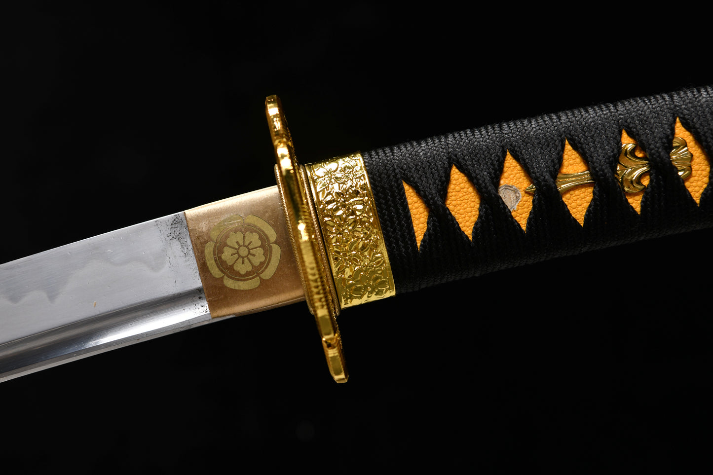 Handmade 41-inch T10 burned blade grinding gray - Oda Nobunaga — Tashi