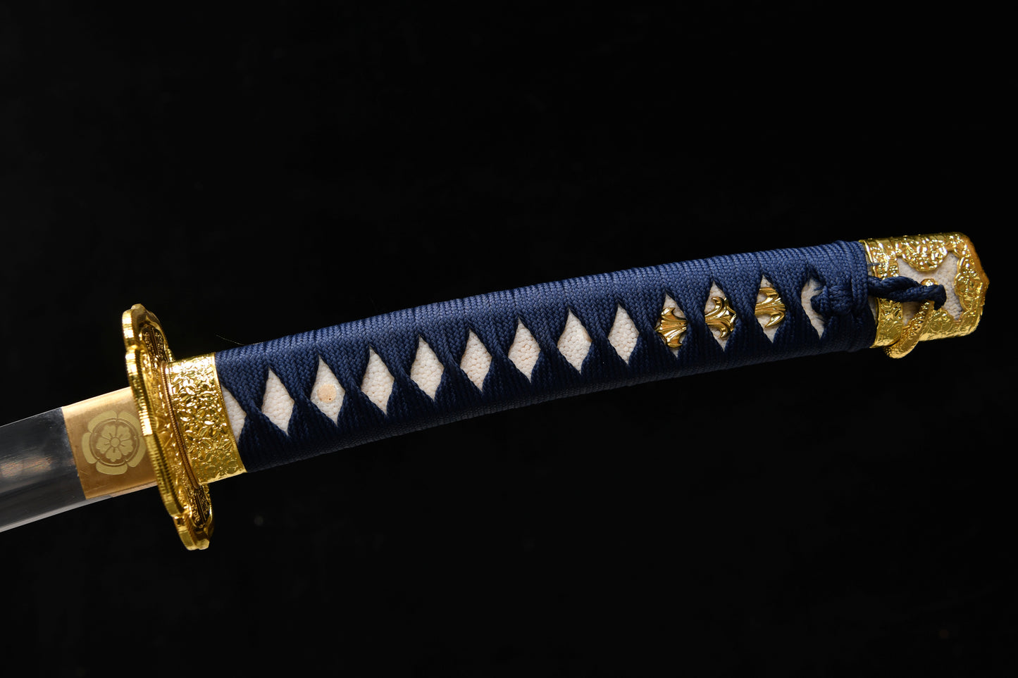 Handmade 41-inch T10 burned blade grinding gray - Oda Nobunaga — Tashi