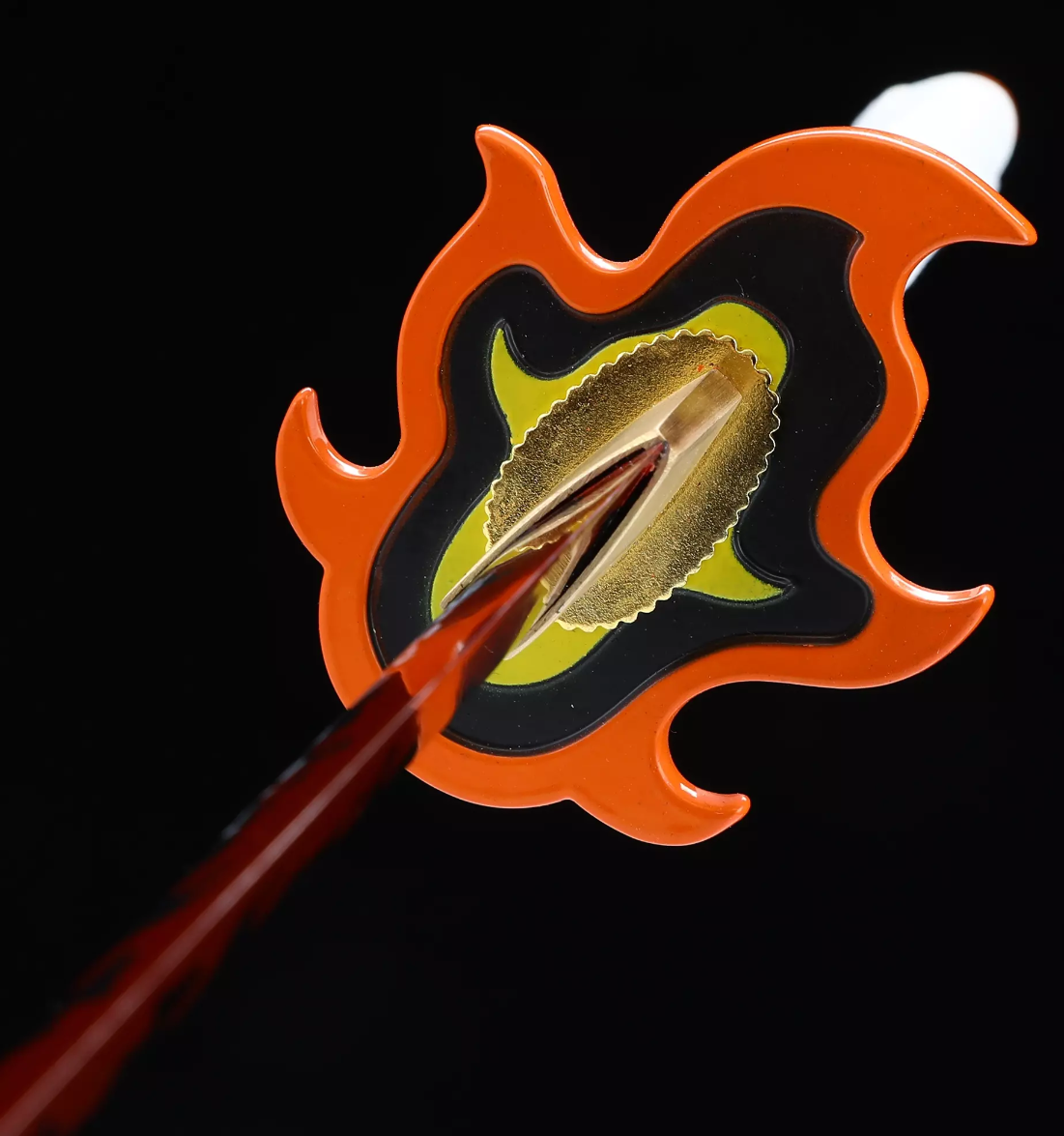 Kyojuro Rengoku's Sword, Demon Slayer Sword, Kimetsu No Yaiba Sword - Nichirin Sword,Cosplay Katana-anime sword