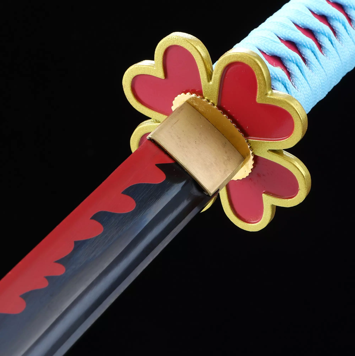 Mitsuri Kanroji's Sword, Demon Slayer Sword, Kimetsu No Yaiba Sword - Nichirin Sword,Cosplay Katana-anime sword