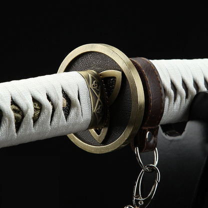 The Walking Dead Michonne's Katana, Zombie Slayer Katana Sword With Strap,Cosplay Katana-anime sword