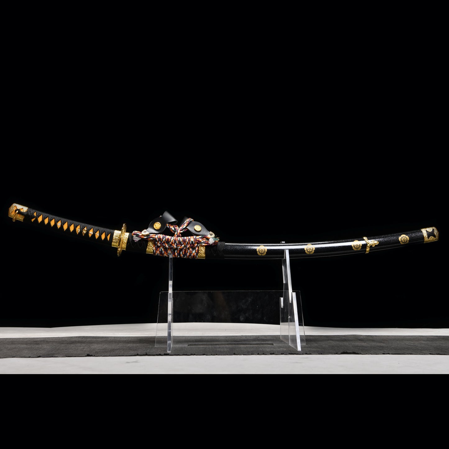 Handmade 41-inch T10 burned blade grinding gray - Oda Nobunaga — Tashi