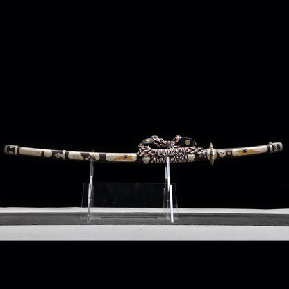 Handmade 41-inch high manganese steel research white mouth - Shogunate -Tashi sword