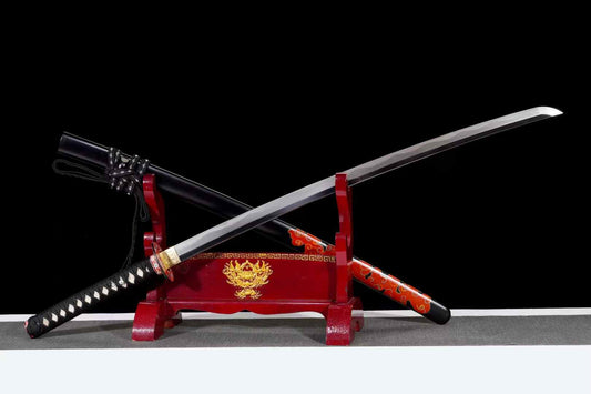 Exquisite Katana With Tamahagane Steel Clay Tempered Blade,Real katana sowrd