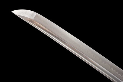 Ghost of Yangti Mountain Dutong Style Lone Wolf, handcrafted T10 steel 41-inch clay-tempered samurai swordGhost of Yangti Mountain, handcrafted T10 steel 41-inch clay-tempered samurai sword