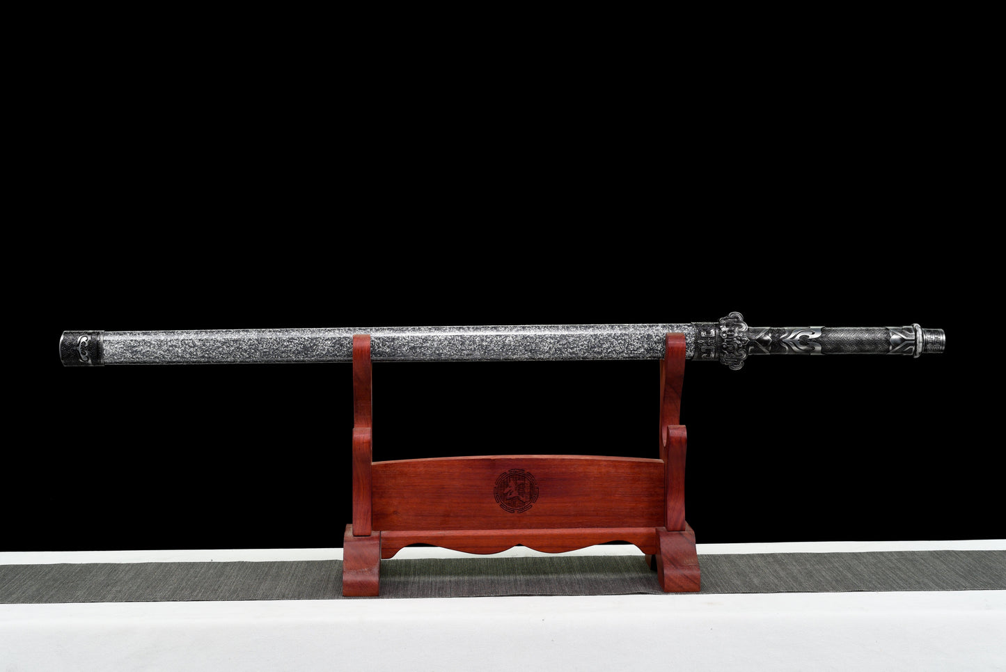 Handmade Ninjato Sword Spring steel steel Full Tang white Scabbard  - 39.7 in,Real katana sowrd