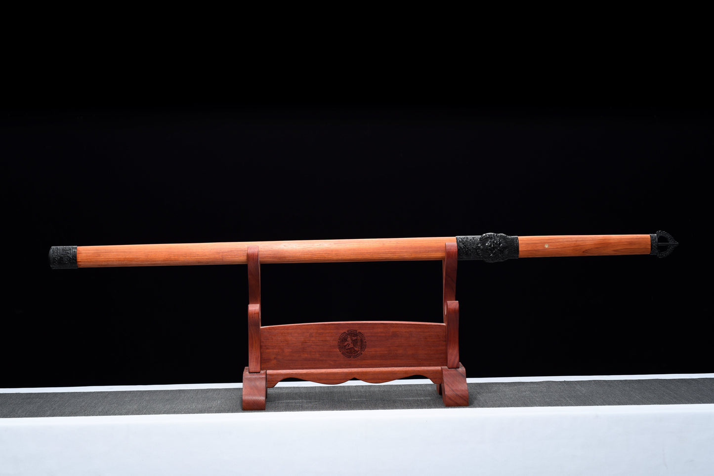 Handmade Ninja Sword T10 steel  Real hamon blade full Tang  Redwood  sheath - 41 in,Real katana sowrd