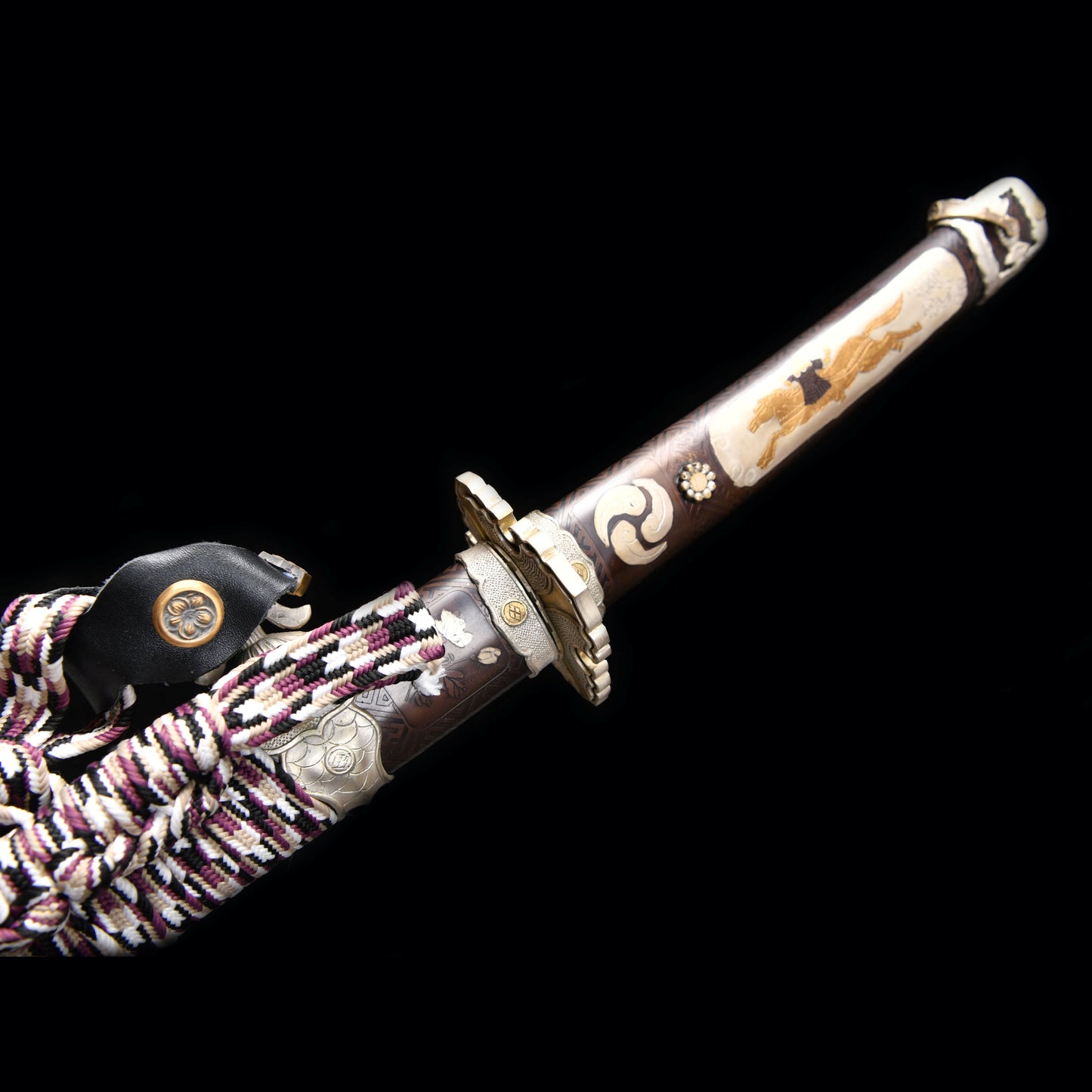 Handmade 41-inch high manganese steel research white mouth - Shogunate -Tashi sword