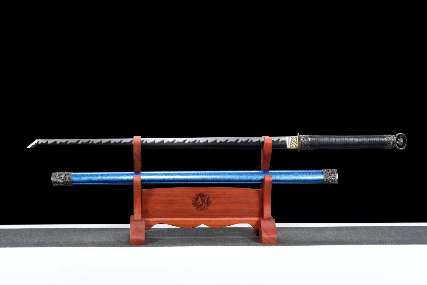 Handmade Ninjato Sword High manganese steel Full Tang Black blade,Real katana sowrd