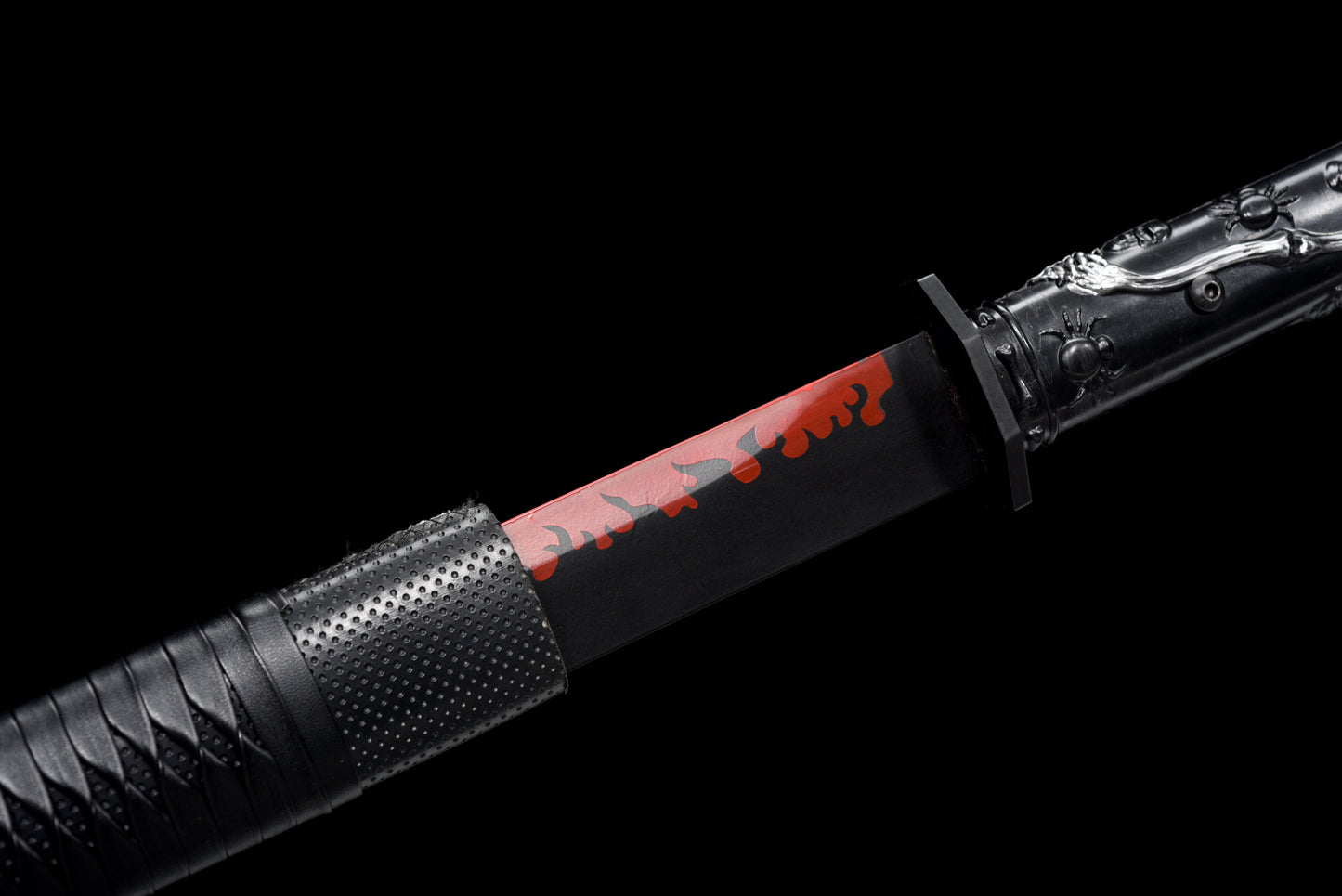 Handmade Ninjato Sword High manganese steel Full Tang black Scabbard  - 41 in,Real katana sowrd