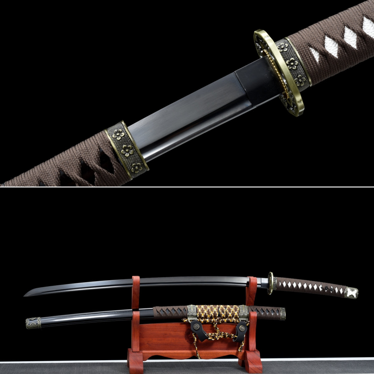 Handmade Full Tang High-carbon steel Full Tang Blade TACHI SWORDS 41 Inches,Real katana sowrd