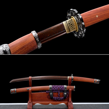 Handmade Full Tang Damascus steel Full Tang Blade TACHI SWORDS 31 Inches,Real katana sowrd