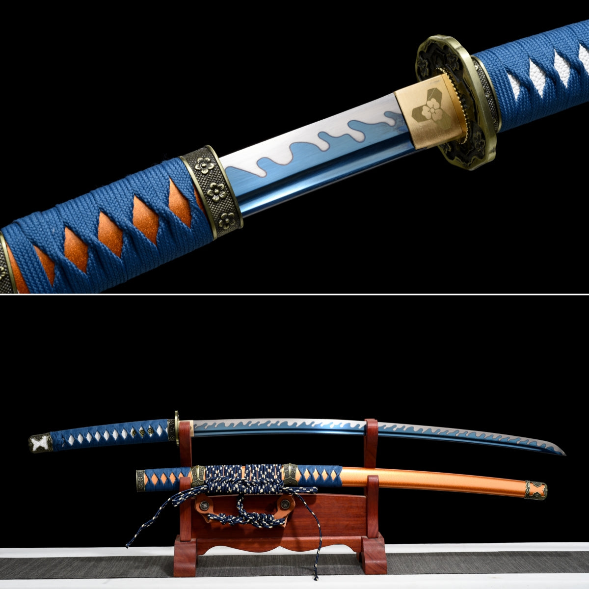 Handmade Full Tang High manganese steel Full Tang Blade TACHI SWORDS 41 Inches,Real katana sowrd