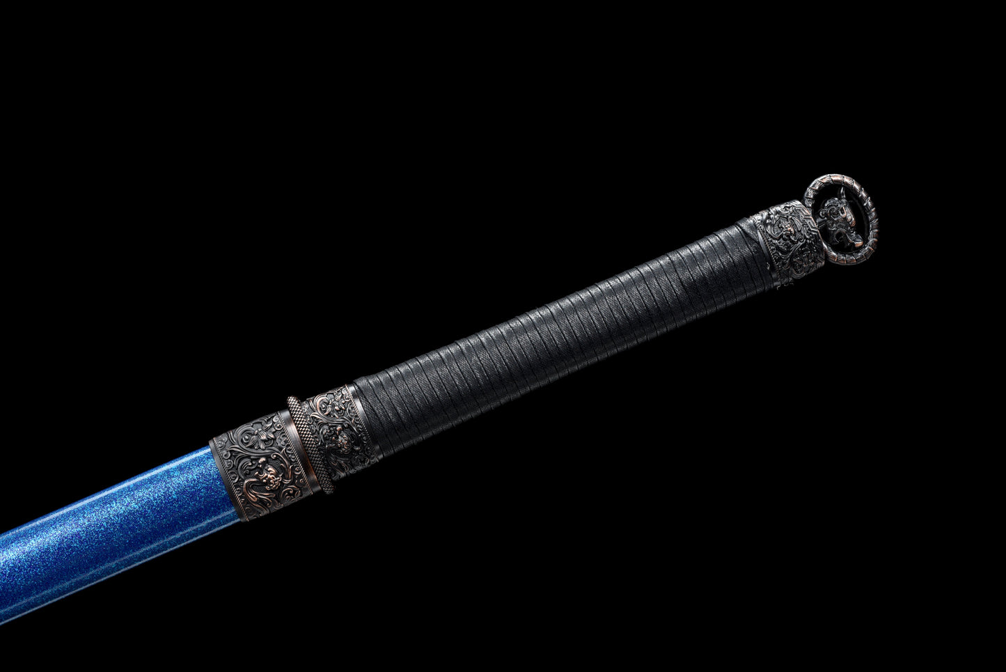 Handmade Ninjato Sword High manganese steel Full Tang Black blade,Real katana sowrd