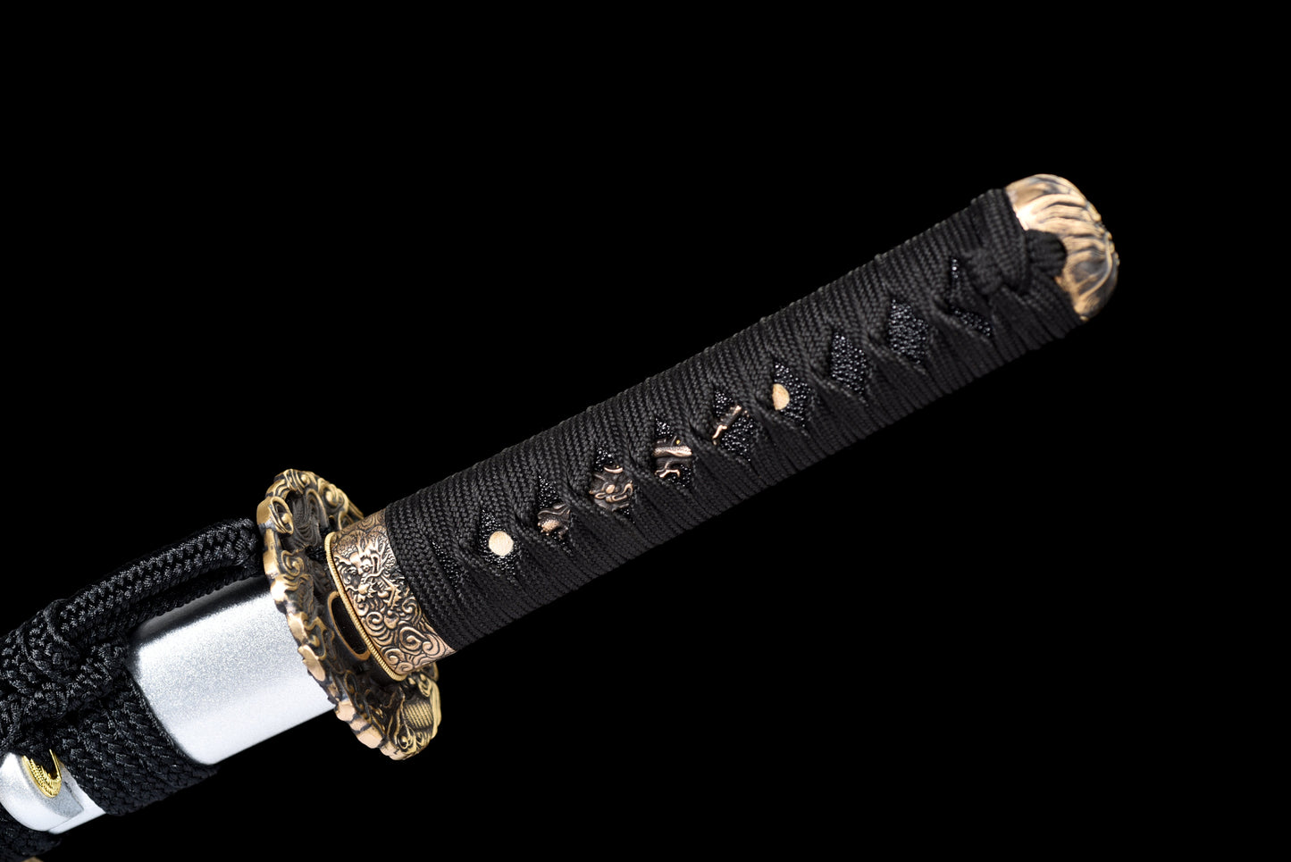 Handmade Wakizashi Sword Red Damascus steel With white leather Scabbard - 31 in,Real katana sowrd
