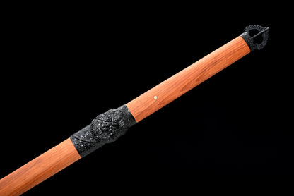 Handmade Ninja Sword T10 steel  Real hamon blade full Tang  Redwood  sheath - 41 in,Real katana sowrd