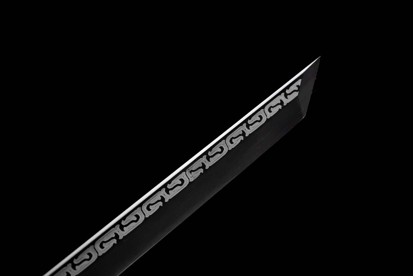 Handmade Ninjato Sword High manganese steel Full Tang Black blade,Real katana sowrd