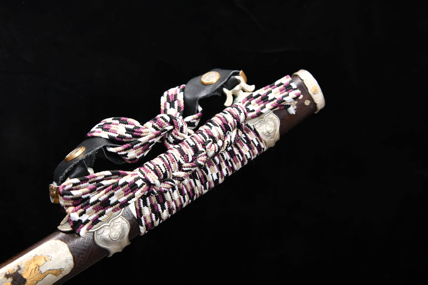 Handmade 41-inch high manganese steel research white mouth - Shogunate -Tashi sword