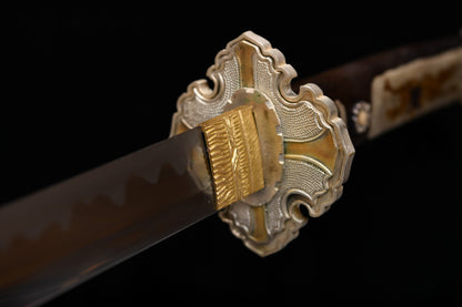 Handmade 41-inch high manganese steel research white mouth - Shogunate -Tashi sword