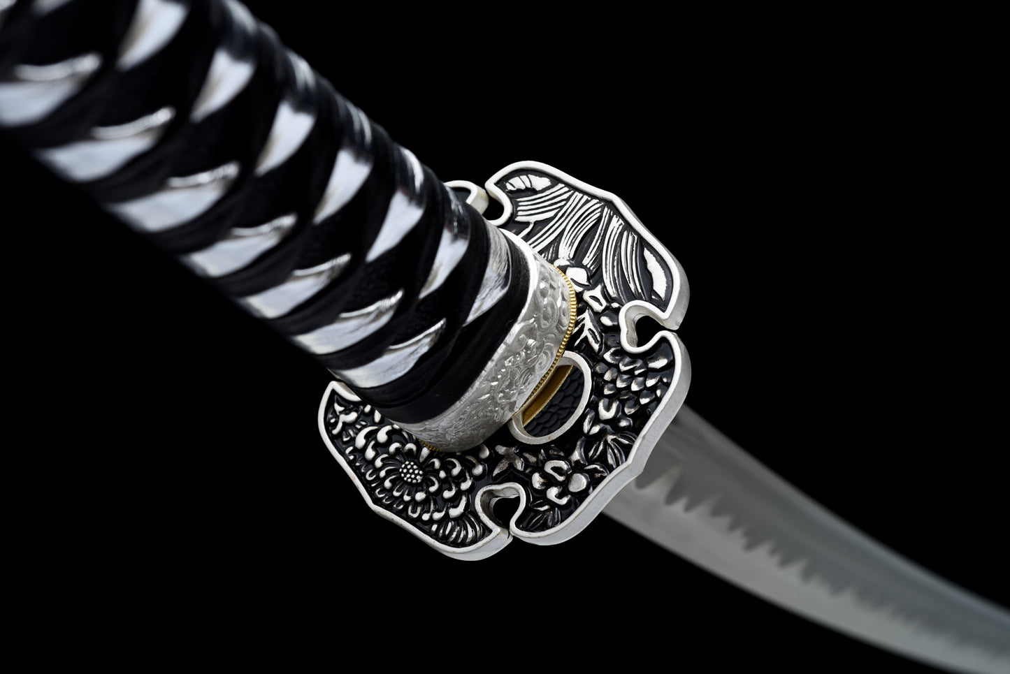 Handmade Full Tang Katana 1095 High-carbon steel Black Blade ,Real katana sowrd