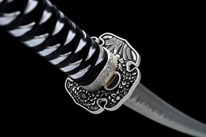 Handmade Full Tang Katana 1095 High-carbon steel Black Blade ,Real katana sowrd