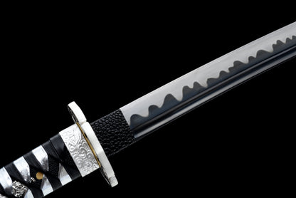 Handmade Full Tang Katana 1095 High-carbon steel Black Blade ,Real katana sowrd