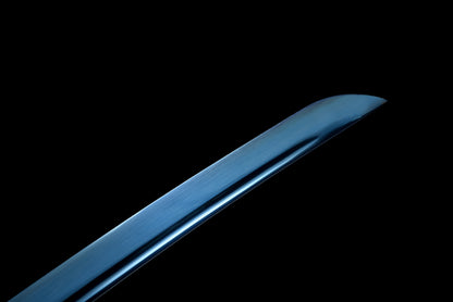 Handmade Full Tang Katana 1095 High carbon steel Blue Blade ,Real katana sowrd