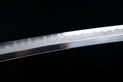 Really sharp handmade 41-inch T10 burn blade combat field- Chrysanthemum patterned royal - Tashi