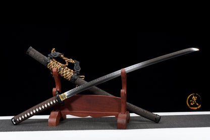 Handmade Full Tang t10 steel Real Hamon Full Tang Blade TACHI SWORDS ,Real katana sowrd