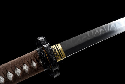 Handmade Full Tang t10 steel Real Hamon Full Tang Blade TACHI SWORDS ,Real katana sowrd