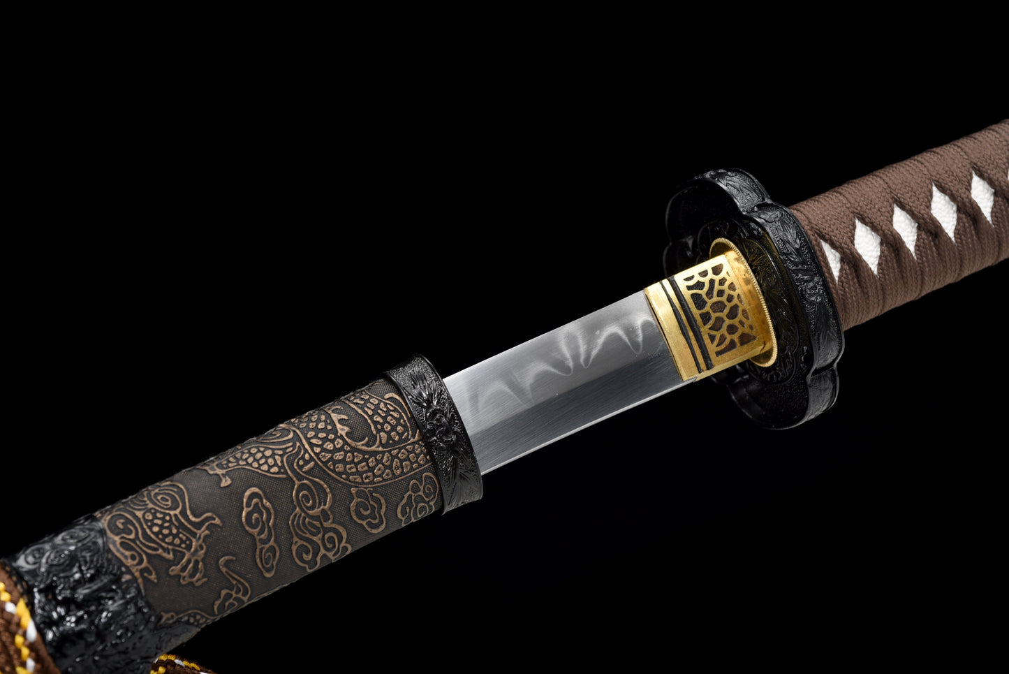 Handmade Full Tang t10 steel Real Hamon Full Tang Blade TACHI SWORDS ,Real katana sowrd