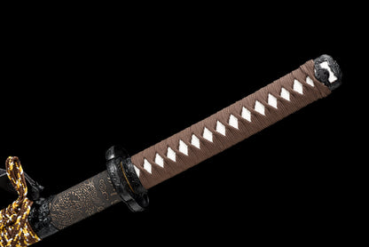 Handmade Full Tang t10 steel Real Hamon Full Tang Blade TACHI SWORDS ,Real katana sowrd