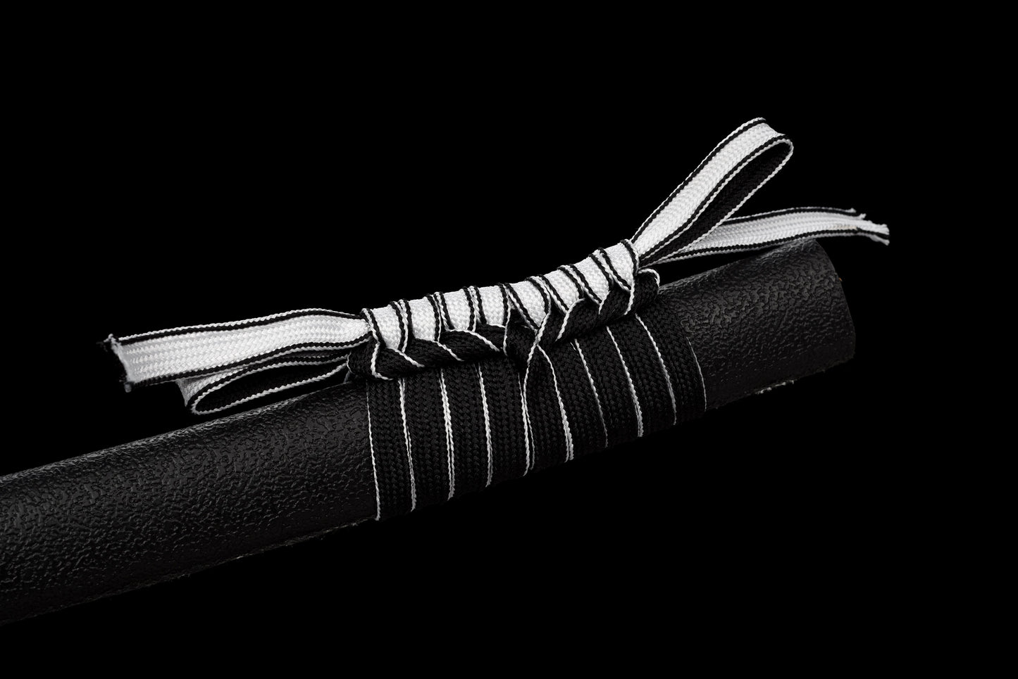 Handmade Full Tang Katana 1095 High carbon steel Red Blade Black Scabbard ,Real katana sowrd