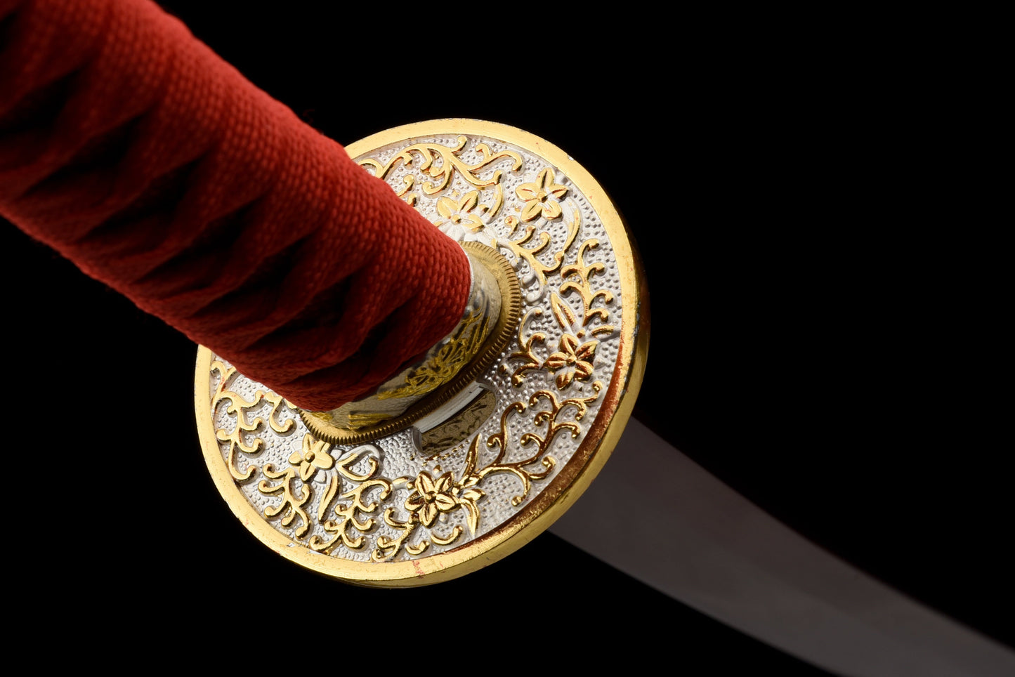 Handmade Full Tang Katana 1095 High carbon steel Red Blade ,Real katana sowrd