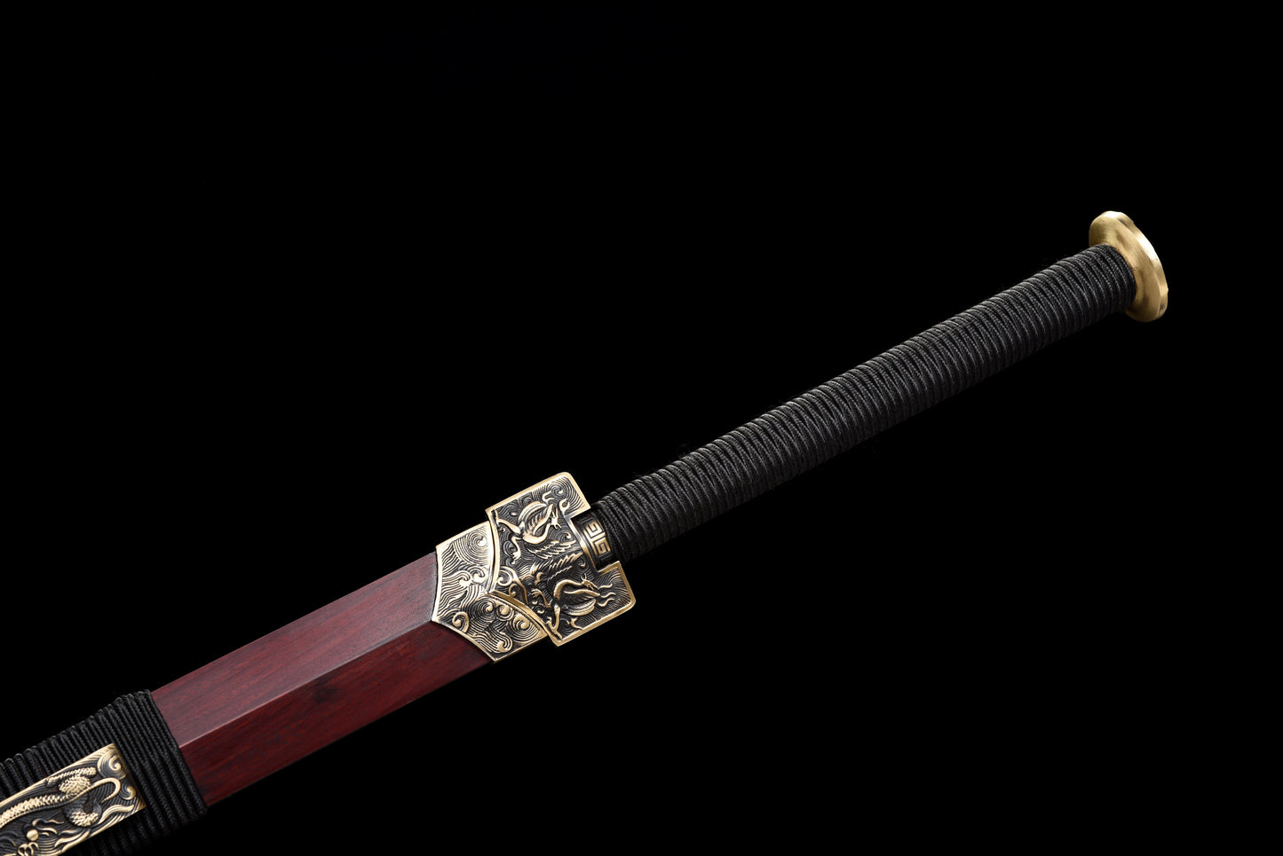 Chinese Swords,Han sword（汉剑）,Damascus style, Twist the lines