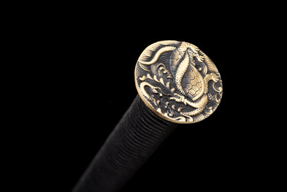 Chinese Swords,Han sword（汉剑）,Damascus style, Twist the lines