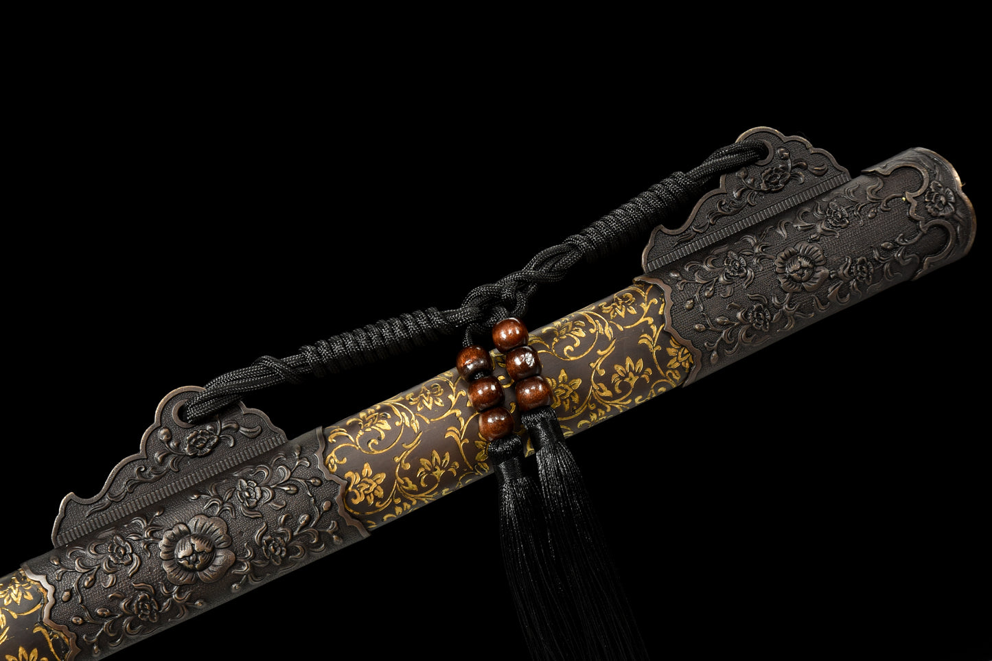 Chinese sword-Tang knife(唐刀)Damascus craftsmanship,True Harmon