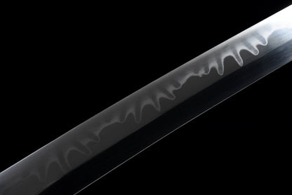 Handmade Full Tang T10 Carbon Steel Full Tang Blade with Real Hamon TACHI SWORDS  41 inches,Real katana sowrd