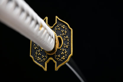 Handmade Anime Game Merchandise Long 41-inch T10 Steel Burnt Blade Samurai Sword — Devil May Cry 5 Yamata Demon Sword (Polished Gray Edition)