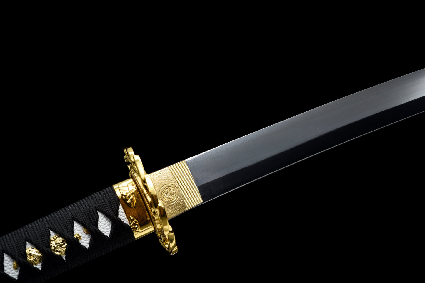 Handmade Full Tang Katana 1095 High carbon steel Black Blade ,Real katana sowrd
