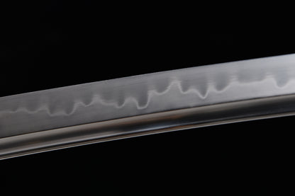 Handmade 41-inch T10 burned blade grinding gray - Oda Nobunaga — Tashi