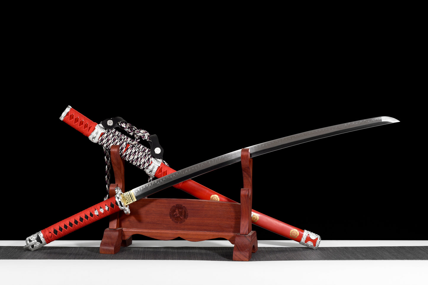 Handmade Full Tang t10 steel Real Hamon Full Tang Blade TACHI SWORDS ,Real katana sowrd