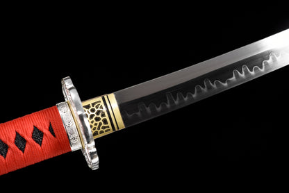 Handmade Full Tang t10 steel Real Hamon Full Tang Blade TACHI SWORDS ,Real katana sowrd