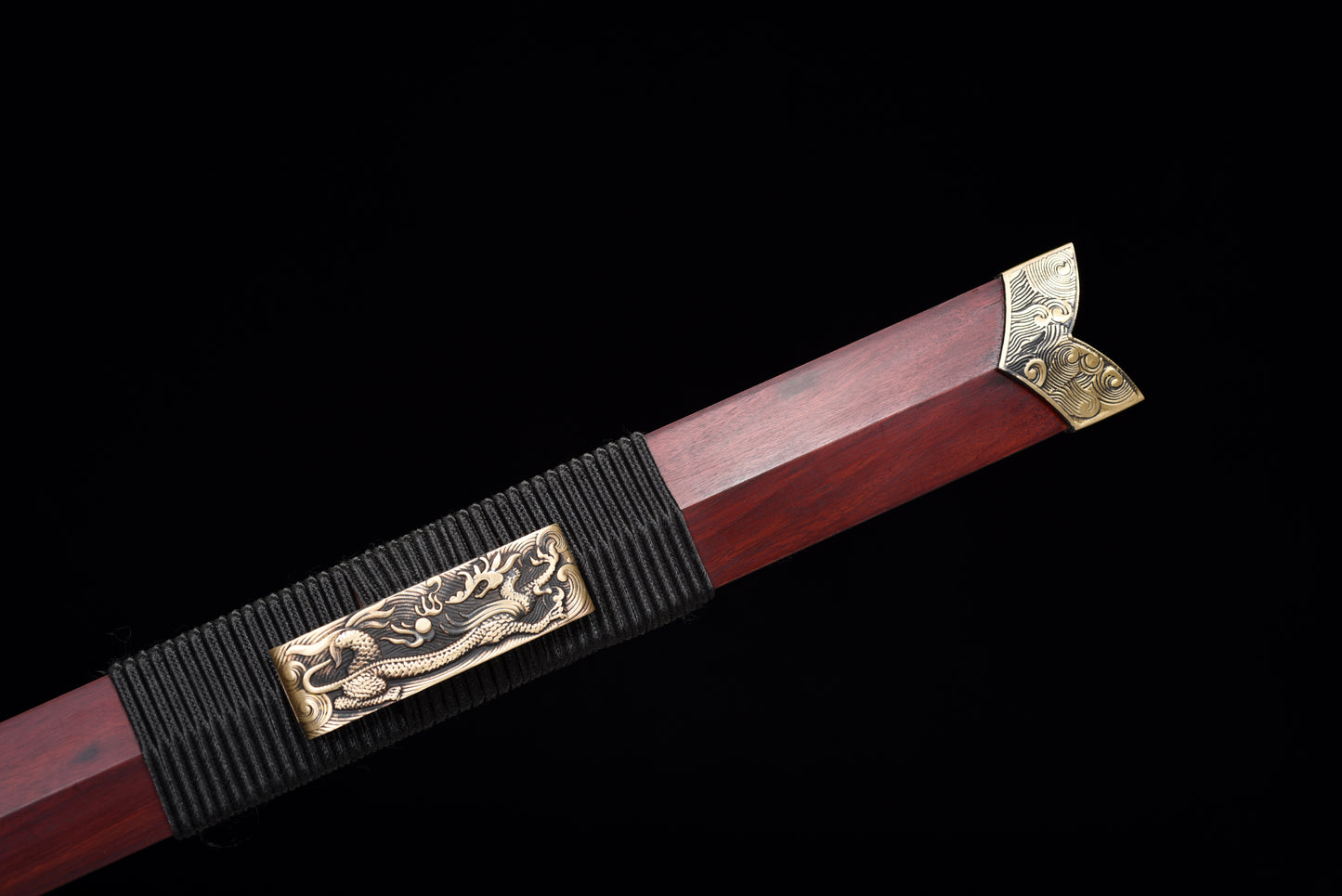 Chinese Swords,Han sword（汉剑）,Damascus style, hammer pattern