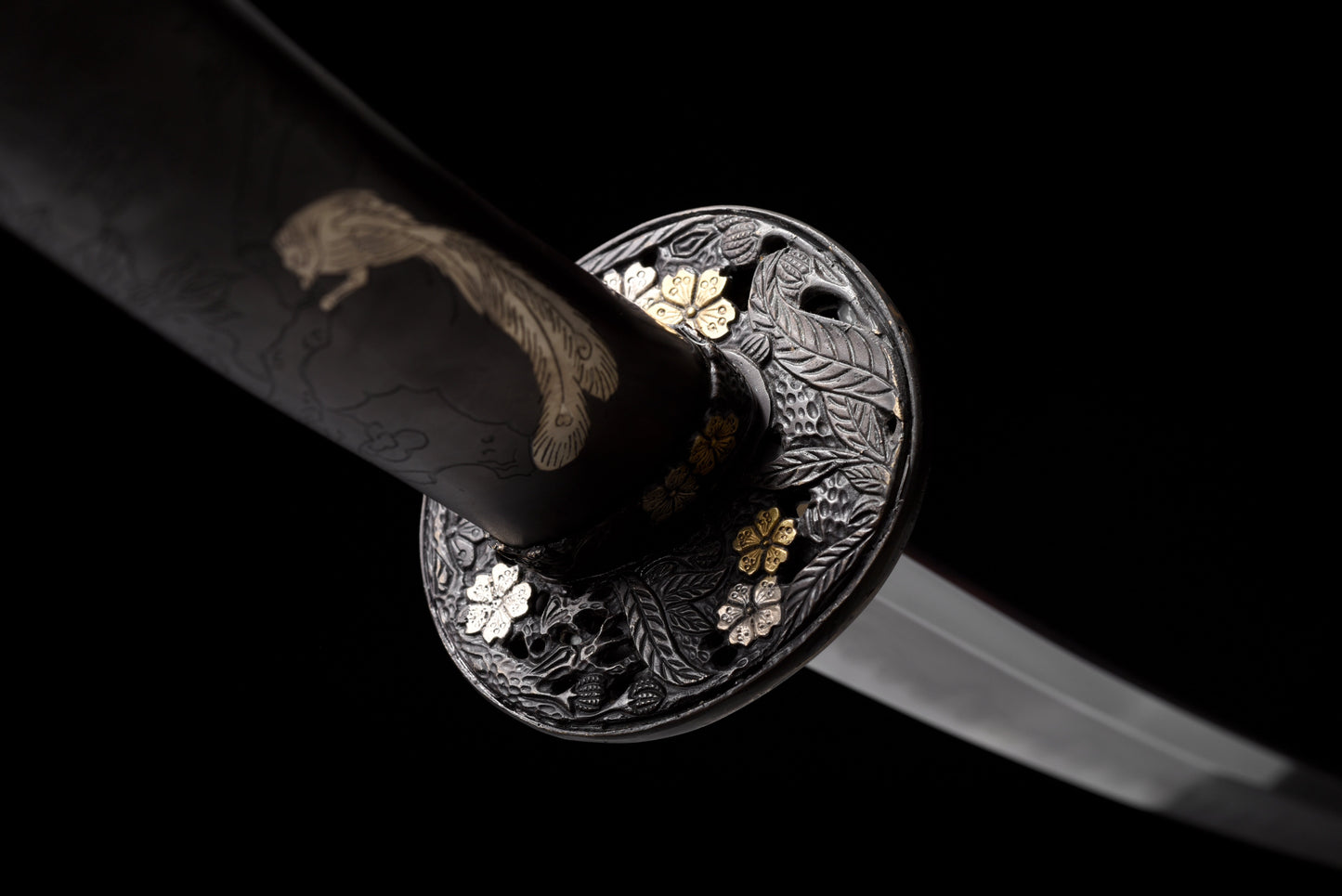 Handmade Full Tang Damascus steel Full Tang Blade With Real Hamon TACHI SWORDS 48Inches,Real katana sowrd